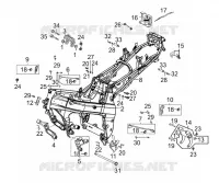 Jambe D'Amortisseur Pour Kymco Quannon 125 - Référence A4718 - Occasion Bon État