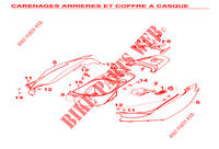 CARENAGES / COFFRE pour Kymco SUPER 9 50 AC 2T EURO II