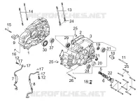 CARTER MOTEUR pour Kymco ZING II 125 4T EURO III DARK SIDE