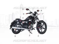 PIECES D'ENTRETIEN pour Kymco ZING II 125 4T EURO III DARK SIDE