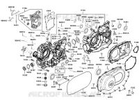 CARTERS MOTEUR pour Kymco MXU 700I EX EPS IRS 4T EURO II