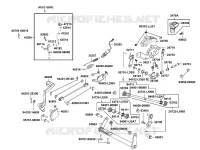 MAITRE CYLINDRE ARRIERE / PEDALE pour Kymco MXU 700I EX EPS IRS 4T EURO II