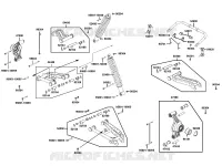 SUSPENSION  ARRIERE pour Kymco MXU 700I EX EPS IRS 4T EURO II