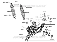 AMORTISSEURS pour Kymco XCITING 400I ABS 4T EURO 4