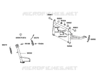 BEQUILLE pour Kymco XCITING 400I ABS 4T EURO 4