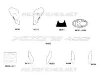 DECO pour Kymco XCITING 400I ABS 4T EURO 4