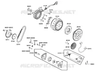 DEMARREUR / ALLUMAGE pour Kymco XCITING 400I ABS 4T EURO 4