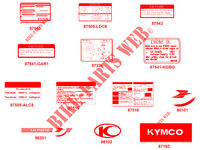 DECO pour Kymco AGILITY VEHIPOSTE 50 4T EURO 2 