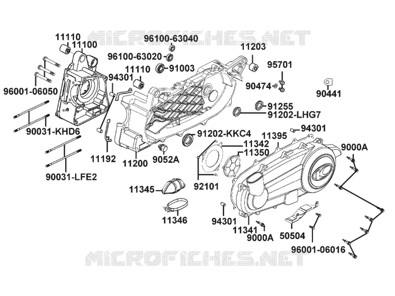 CARTERS MOTEUR Kymco scooter 300 X-TOWN XTOWN 300I ABS EURO 4  XTOWN 300I ABS EURO 4