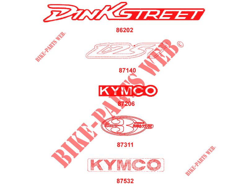 DECO pour Kymco DINK STREET 125 I 4T EURO III