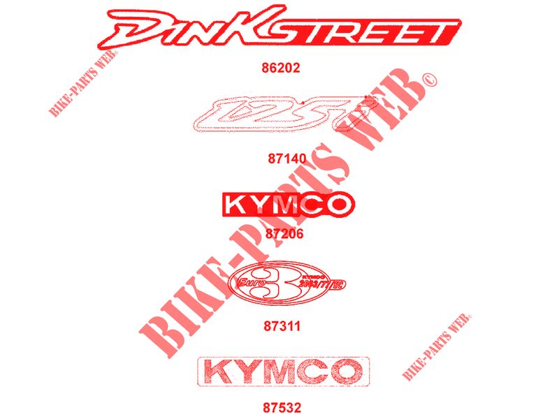 DECO pour Kymco DINK STREET 125 I ABS 4T EURO III