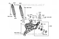 AMORTISSEURS ARRIERES pour Kymco K XCT 300I ABS