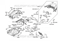 FEU ARRIERE / GARDE BOUE ARRIERE pour Kymco K XCT 300I ABS
