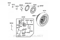ROUE ARRIERE / FREIN ARRIERE pour Kymco K XCT 300I ABS