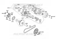 VARIATEUR / EMBRAYAGE pour Kymco K XCT 300I ABS