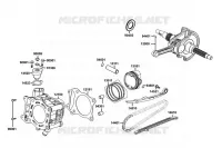 VILEBREQUIN / PISTON pour Kymco K XCT 300I ABS