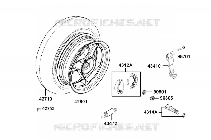 Roulement Roue Avant Kymco Agility/Like - 12x32x10mm + Joints 20x32x7mm - Haute Qualité - Made In Germany