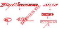 DECO pour Kymco DINK STREET 300 I ABS EURO III -avec warning-