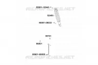 AMORTISSEUR pour Kymco LIKE 50I 4T EURO 5