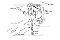 CARTER DROIT pour Kymco LIKE 50I 4T EURO 5