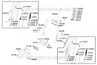 FOURCHE / GARDE BOUE pour Kymco LIKE 50I 4T EURO 5