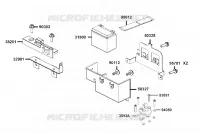 BATTERIE pour Kymco MXU 700I EPS T3B
