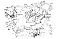 CARENAGES ARRIERE pour Kymco MXU 700I EPS T3B