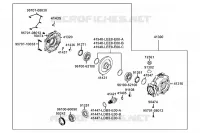 DIFFERENTIEL ARRIERE pour Kymco MXU 700I EPS T3B