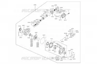 DIFFERENTIEL AVANT pour Kymco MXU 700I EPS T3B