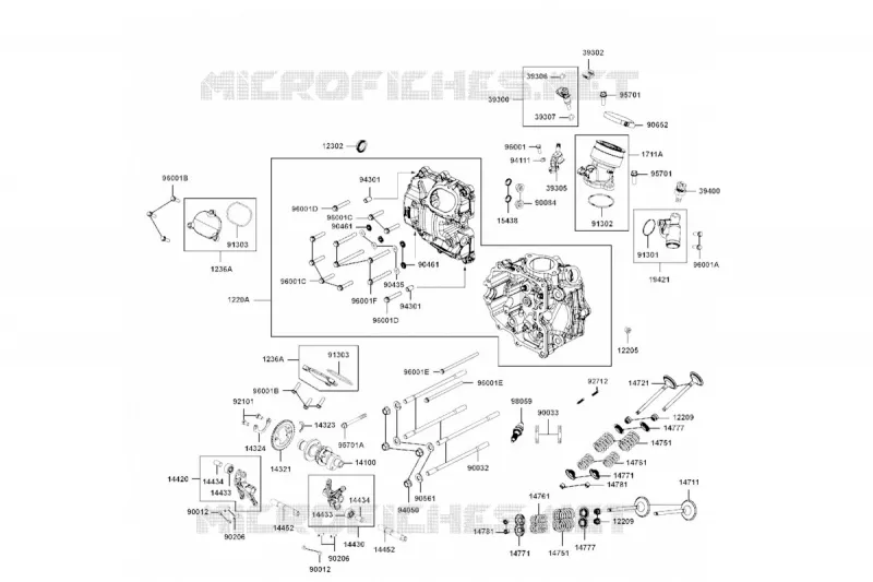 CULASSE Kymco quad 700 MXU MXU 700I EPS T3B  MXU 700I EPS T3B
