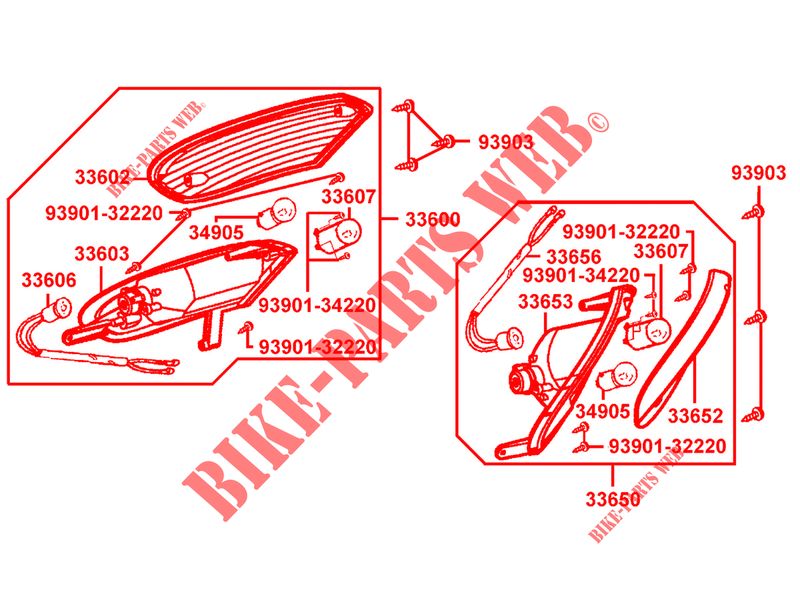 CLIGNOTANTS pour Kymco GRAND DINK 125 MMC 4T EURO III