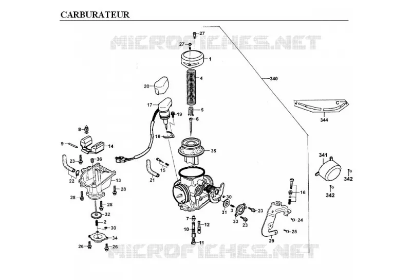 Carter D'Embrayage Pour Kymco 125 Hipster - Référence Moteur RJ25 - Occasion En Bon État