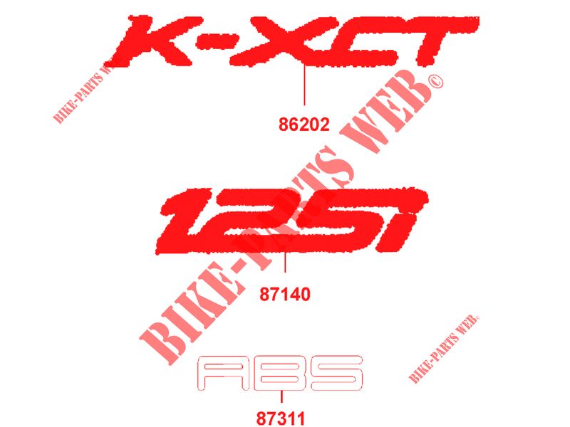 DECO pour Kymco K-XCT 125 I ABS 4T EURO III