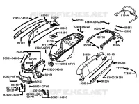 CARENAGES ARRIERE pour Kymco LIKE 50 4T MMC EURO II