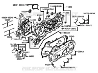 CARTERS MOTEUR pour Kymco LIKE 50 4T MMC EURO II