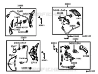 CLIGNOTANTS pour Kymco LIKE 50 4T MMC EURO II
