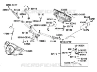 GUIDON / RETROVISEUR pour Kymco LIKE 50 4T MMC EURO II