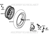 ROUE ARRIERE pour Kymco LIKE 50 4T MMC EURO II