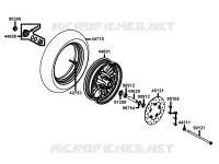 ROUE AVANT pour Kymco LIKE 50 4T MMC EURO II