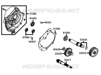 TRANSMISSION pour Kymco LIKE 50 4T MMC EURO II