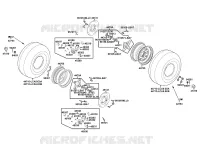 ROUE AVANT  250 kymco-moto MXU MXU 250 4T EURO II - MXU 250 4T EURO II URBAN QUAD 29