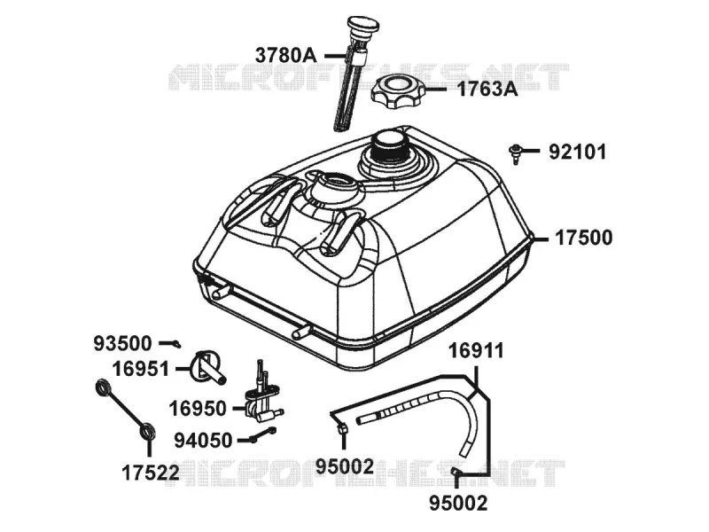 Courroie de transmission Teknix pour Scooter MBK 50 Ovetto - Auto