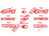 DECO pour Kymco MXU 500 2X4    4X4 4T EURO II